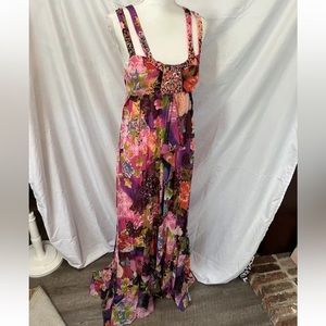 Maryl Couture Floral Maxi Dress